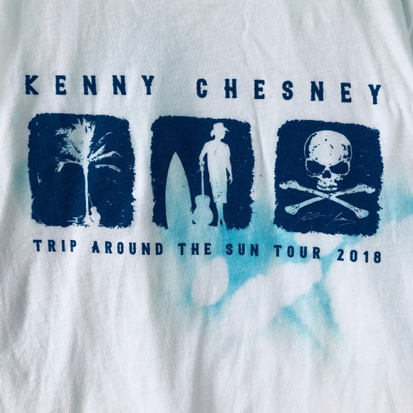 Kenny Chesney 2018 Tour Tank Top- tie dye Medium - Picture 3 of 4